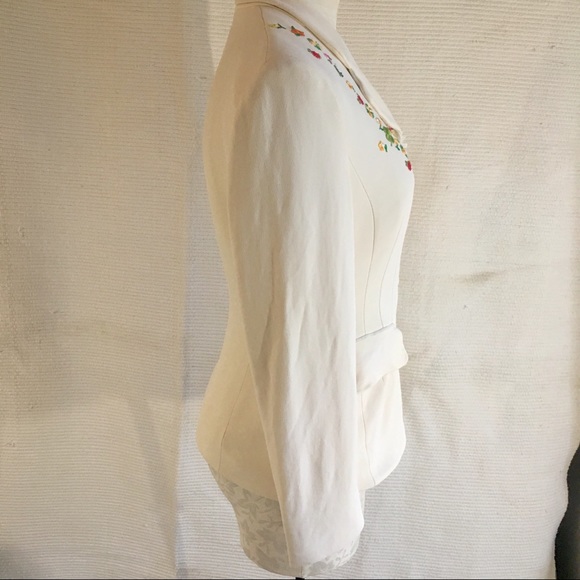 Moschino Flower Child Embroidered Blazer Jacket - Picture 3 of 8